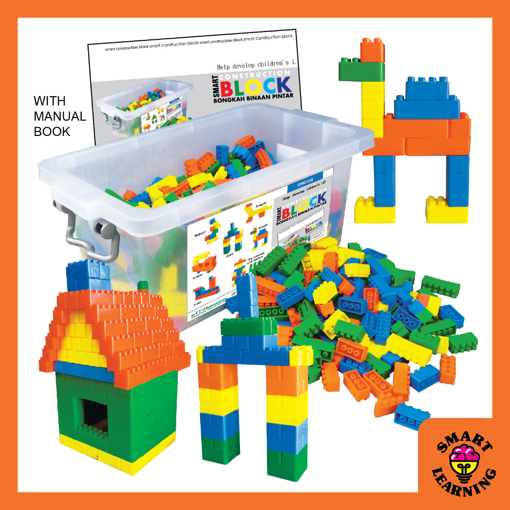 🔥READY STOCK🔥 PLASTIC CONSTRUCTION BUILDER BLOCK CONNECTION ...