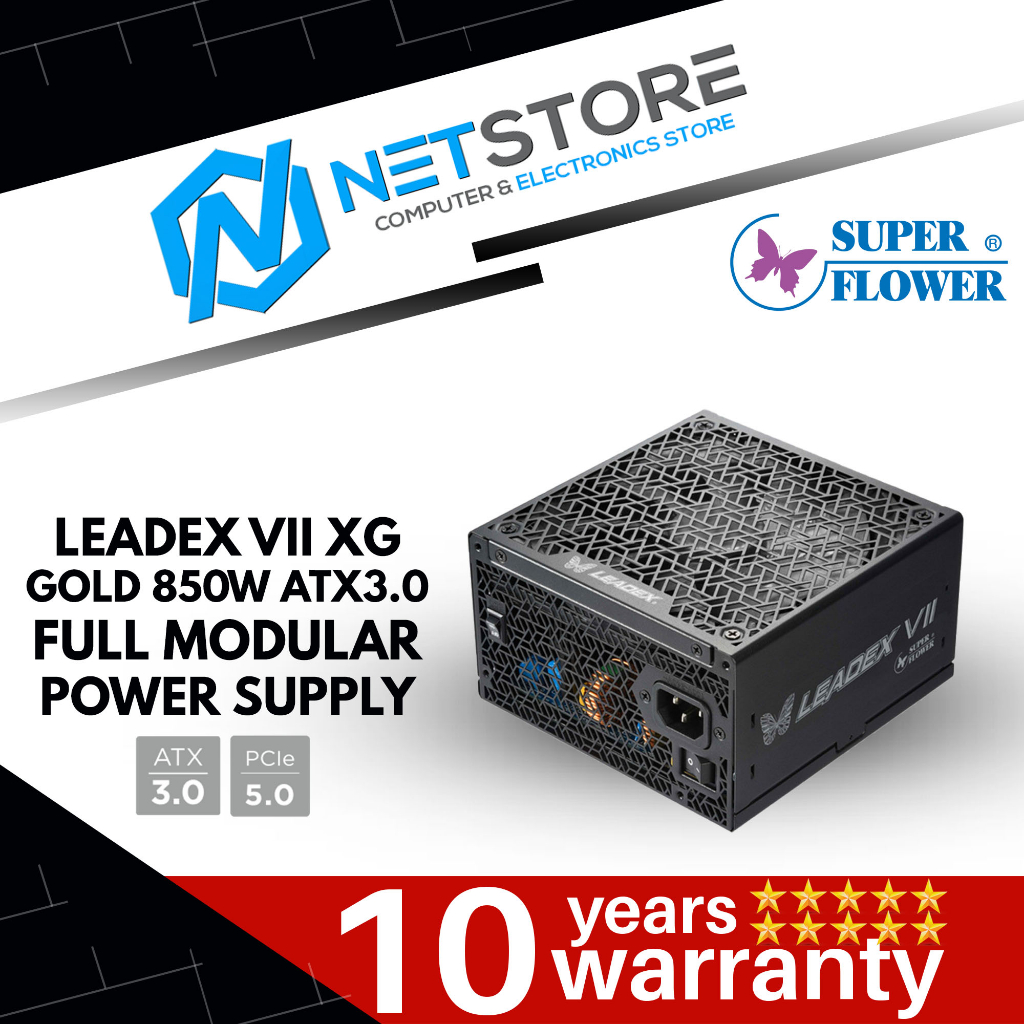 SUPER FLOWER LEADEX VII XG GOLD ATX3.0 850W, 1000W, 1300W FULL MODULAR ...