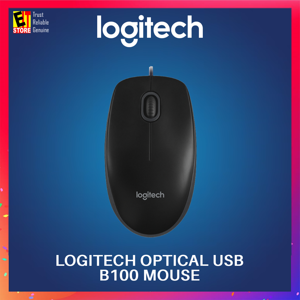 Logitech B100 - mouse - USB