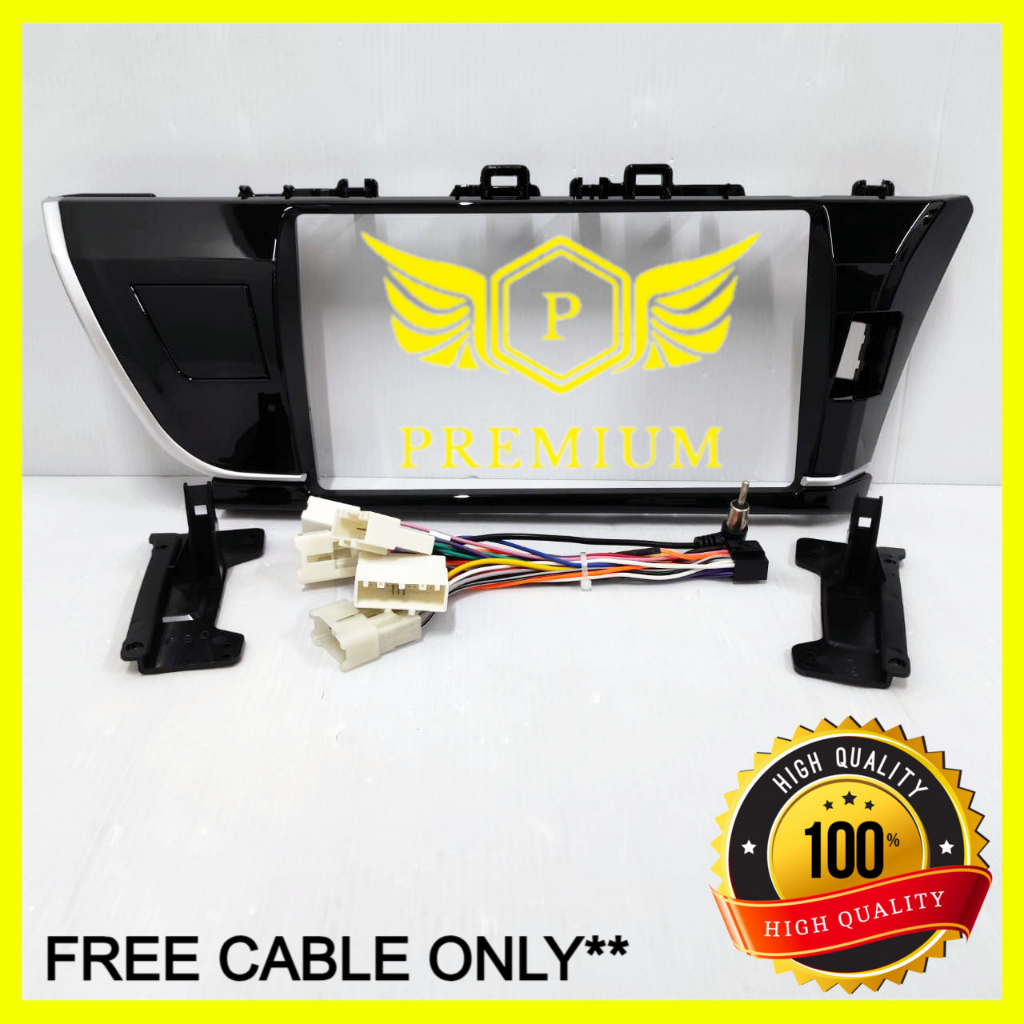 TOYOTA ALTIS 2014-2016 10INCH ANDROID CASING (FREE CABLE+6PCS SCREWS ...