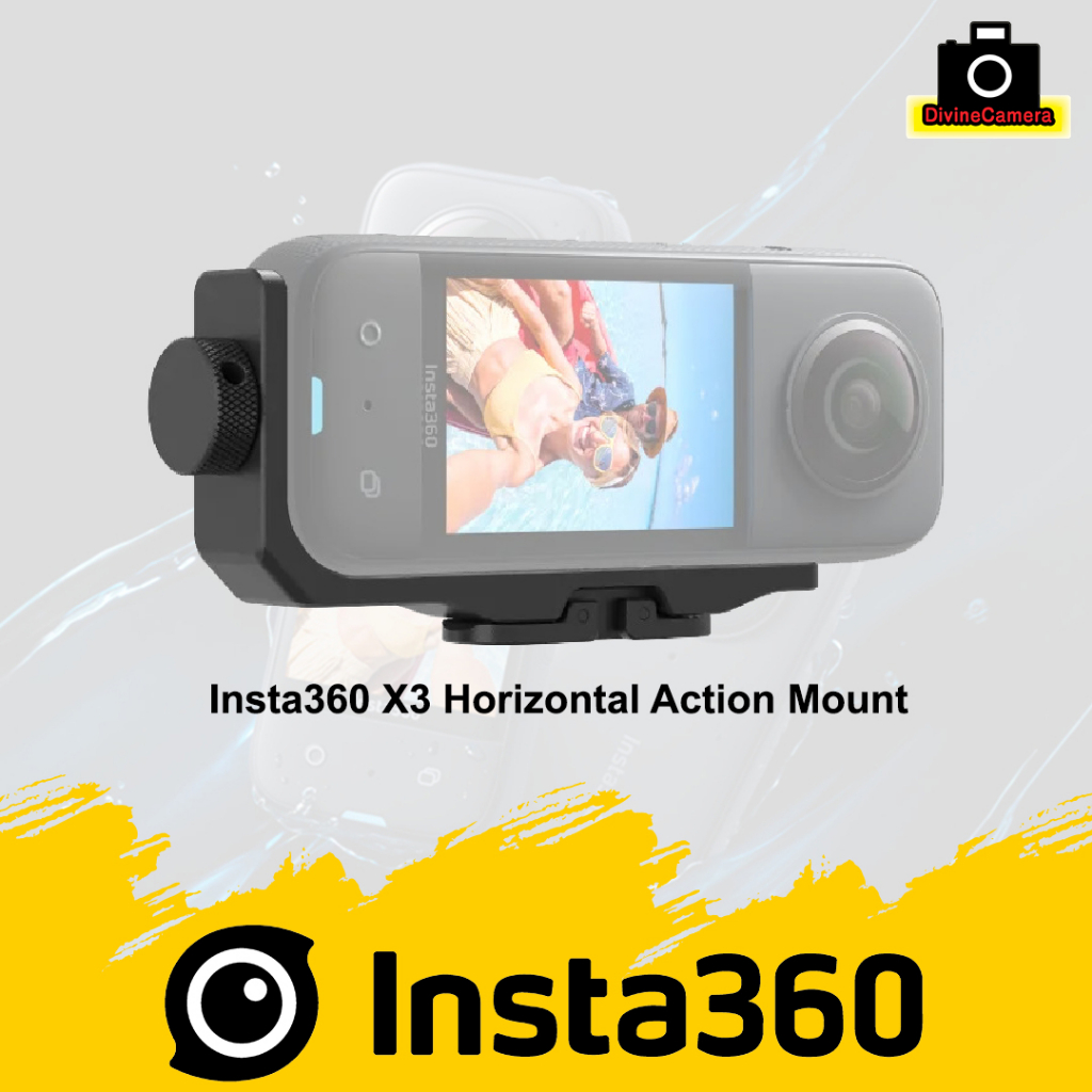 Insta360 Horizontal Action Mount - Compatible With X3 Camera Accessory