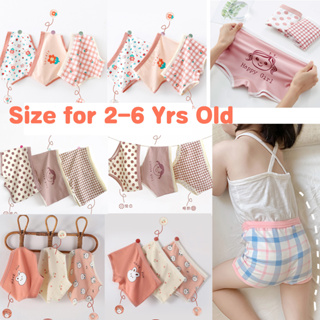 🎀(3pcs/Set) 2-6yrs🎀 Little Girls Kids Soft Cotton Underwear
