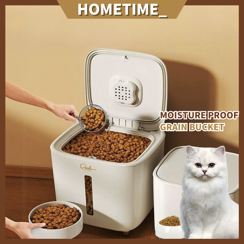 5kg 10kg Pet Cat Food Container Insect And Moisture proof Sealed Food Storage Box Organizer Storage Box B91 Shopee Malaysia