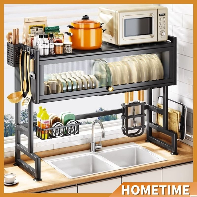 Dish Drying Rack, Larger Capacity 2&3 Tier Dish Racks And