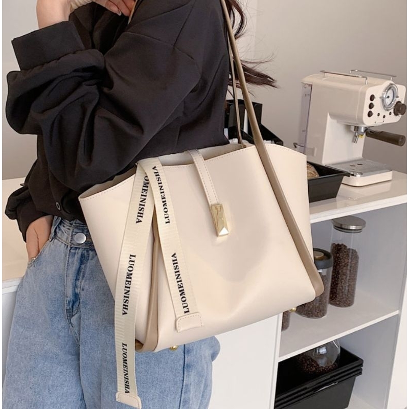 Women Fashion Shoulder Bag Casual Handbag Besar大容量包包女包2023 ...