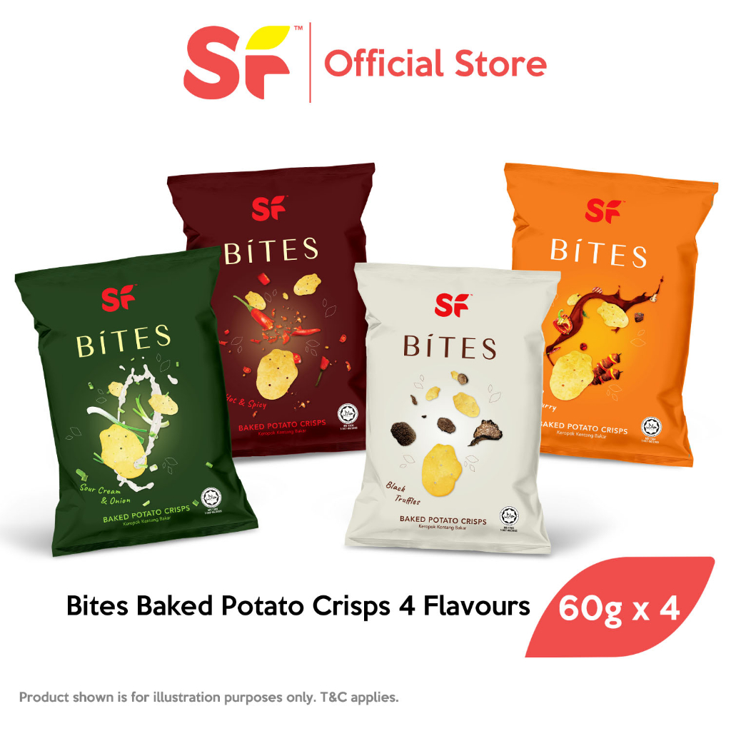SF Bites Baked Potato Crisps Combo | Shopee Malaysia