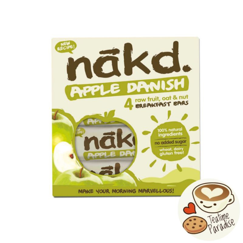 Nakd Raw Fruit&Nut Bar 35gx4 (Cocoa/Peanut/Salted Caramel/Cocoa Orange