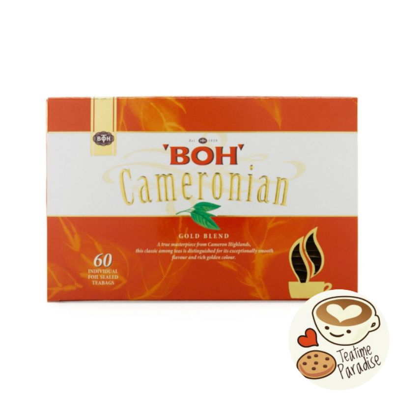 BOH Cameronian Gold Blend Teabags Sachet (2g X 20's) / (2g X 60's ...
