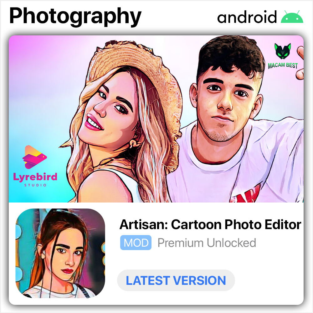 Artisan Cartoon Photo Editor 🔥 Latest 2023 🔥 Lifetime Premium