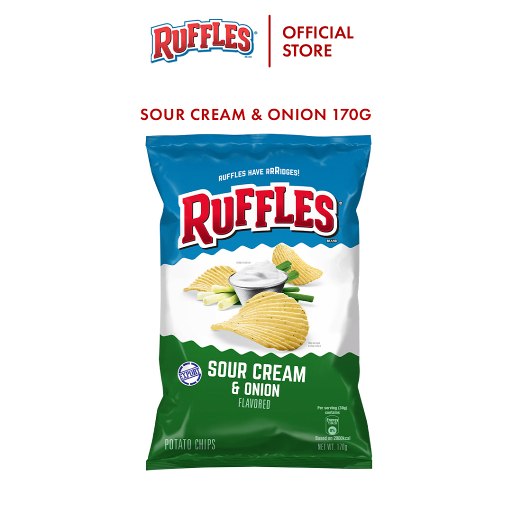Ruffles Sour Cream & Onion 170g Shopee Malaysia