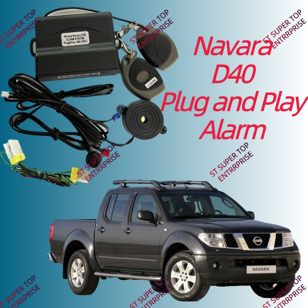 Nissan Navara D40 Plug and Play SMARTSTAR OEM Car Alarm System Vehicle