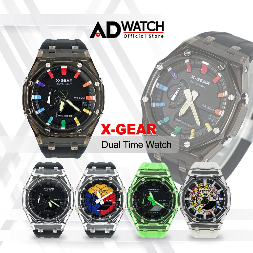 XGEAR ORIGINAL Autolight Rubber Waterproof Analog digital Unisex watch