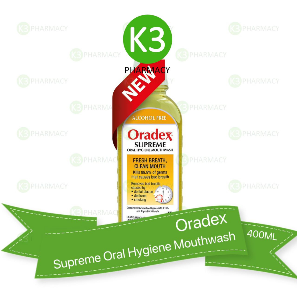 Oradex Supreme Ora Hygiene Mouthwash (400ML) for smokers Shopee Malaysia