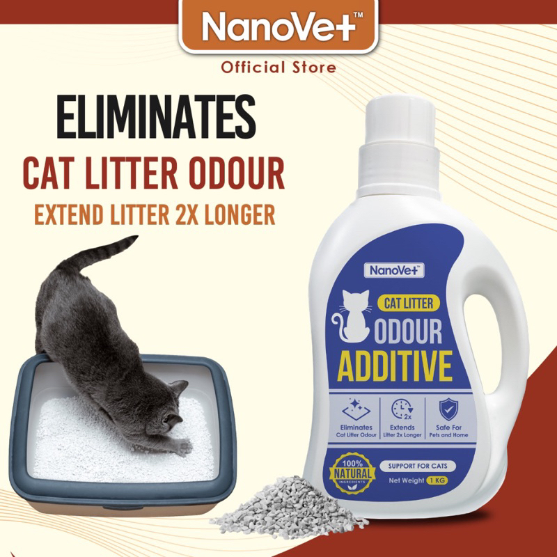 Nanovet Cat Litter Odour Additive (1KG) Shopee Malaysia