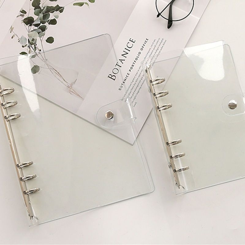 A5/A6 Size 6 Holes PVC Transparent Planner | PVC Transparent Ziplock ...