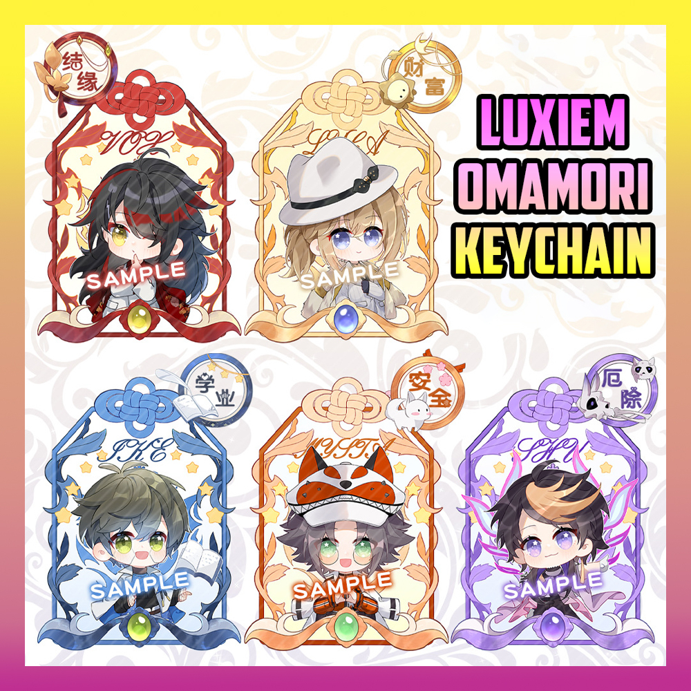 LUXIEM KEYCHAIN VOX AKUM IKE EVELAND SHU YAMINO LUCA KANESHIRO MYSTA ...