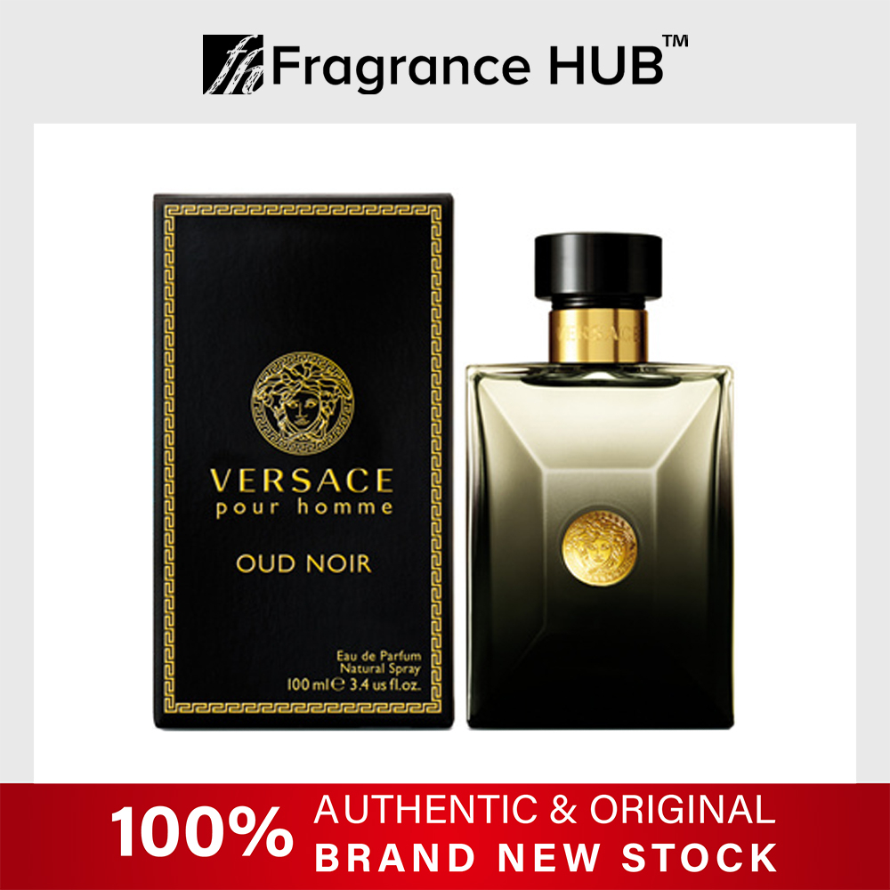 Original Versace Pour Homme Oud Noir EDP Men 100ml Shopee Malaysia