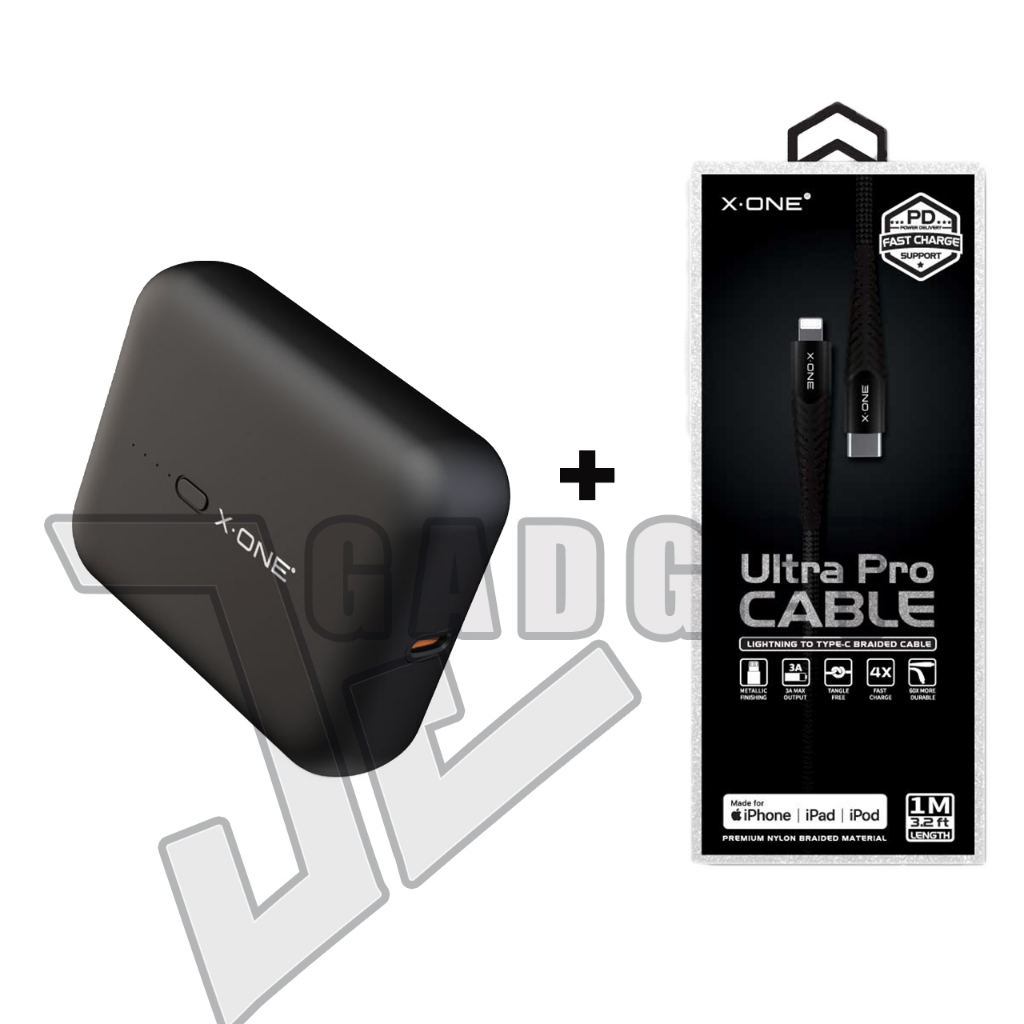 X.One Nano Powerbank 10000mAh Dual Port with 30W PD + Huawei