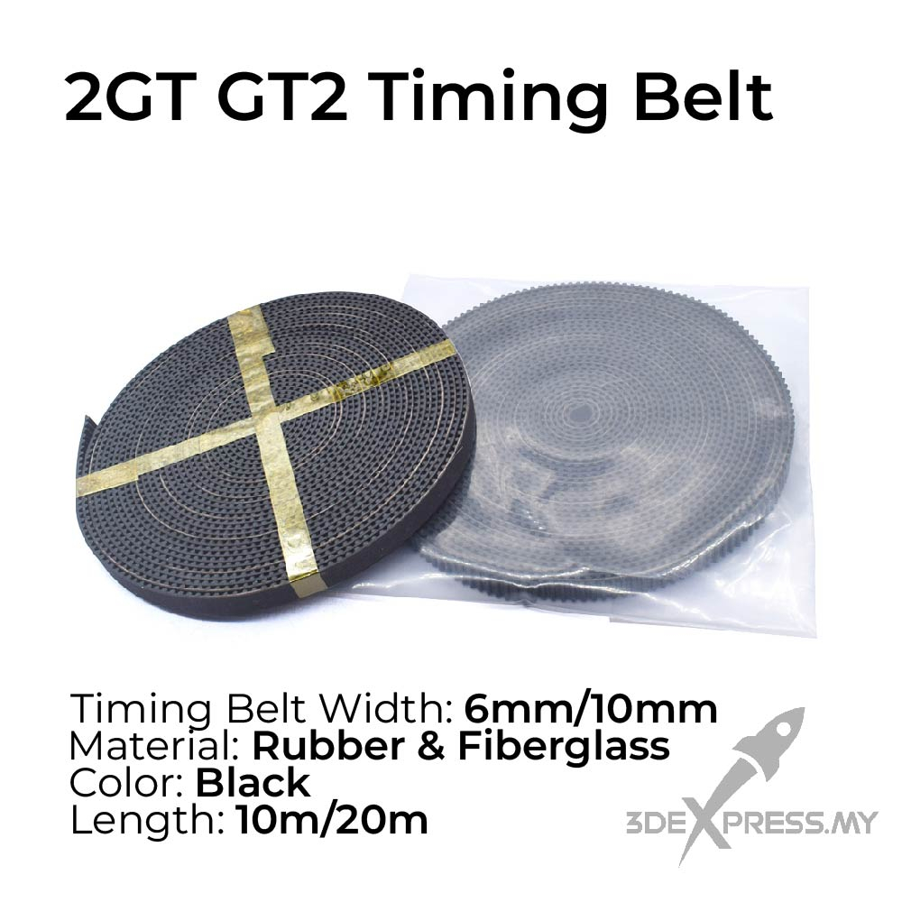 GT2/2GT open Synchronous Timing Belt Width 6/10mm for 3D Printer RepRap Transmission Rubber Belts cnc 10/20 Meter