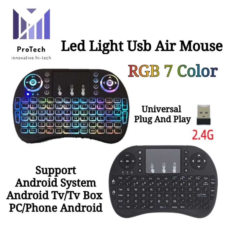 Pro-tech hight quality mini android air mouse rechargeable | Shopee ...