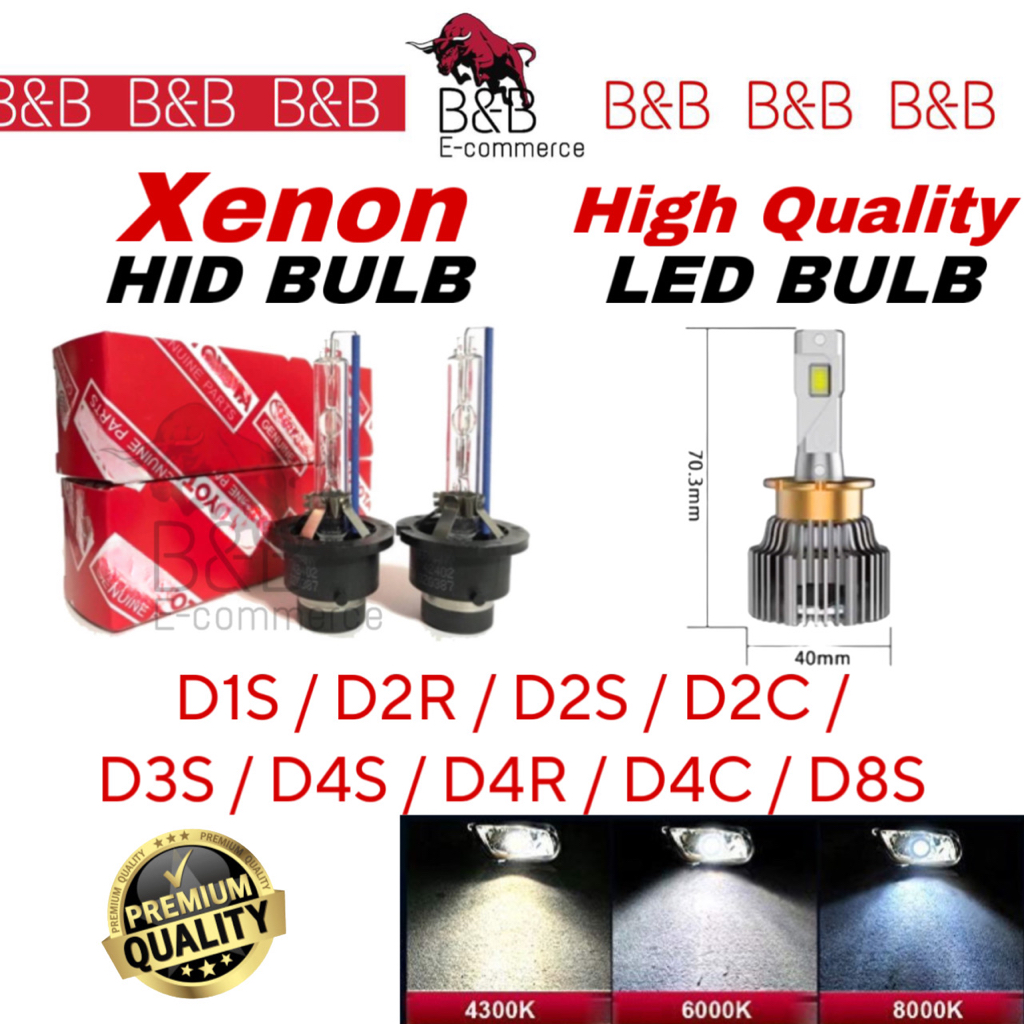 Britune Xenon H7 H1 H11 D2H H3 AC HID Bulbs 4300K 6000K 8000K Single Beam  Light 12V 35W Lamp For Projector Lens Accessories DIY - AliExpress
