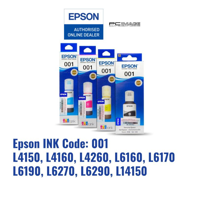 Epson 001 Printer Ink For L4150 L4160 L6160 L6170 L6190 (127ml + 70ml