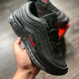 Air max 97 2024 triple black red tick