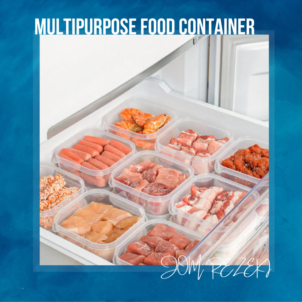 JOM Multipurpose Plastic Food Container Durable Build Food Storage
