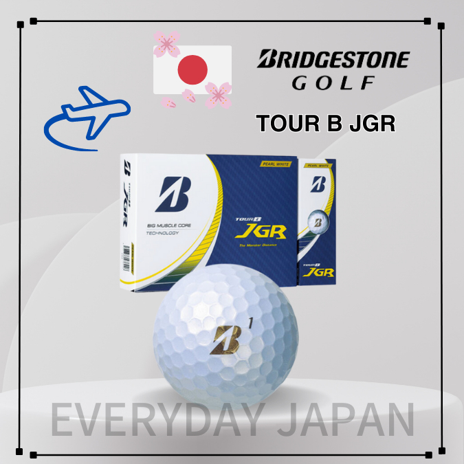 [2023 Model Made in JAPAN]BRIDGESTONE Golf Balls TOUR B JGR Perl White