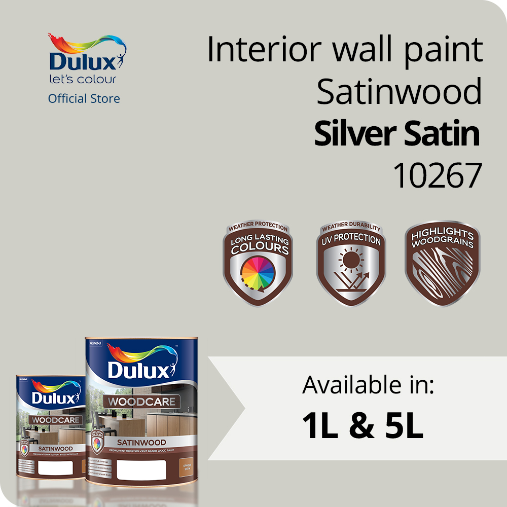 Dulux Satinwood Silver Satin (10267) (Wood Care) Shopee Malaysia