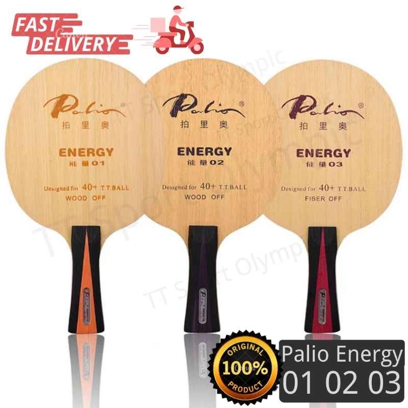 Palio Energy 01 02 03 Good Quality Blade 3/5/5+4 Table Tennis Bat ...
