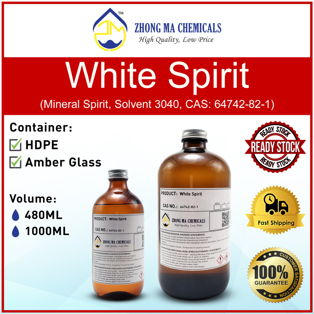 White Spirit (Mineral Spirits, Mineral Turpentine, Solvent 3040, CAS 64742821)
