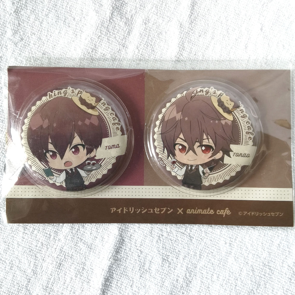 Genuine Official IDOLiSH7 X Animate- ZOOL Toma & Torao badges Set ...