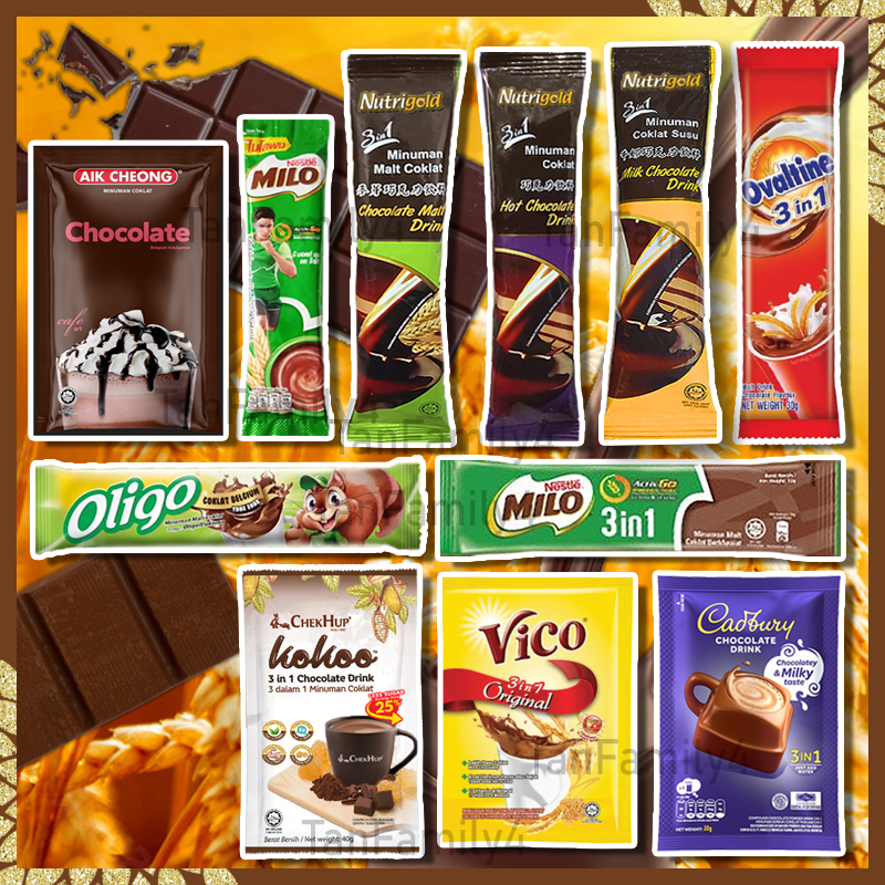 Chocolate Drink Hot Malt Choco Sachet (1's) Nestle Milo Oligo Nutrigold ...