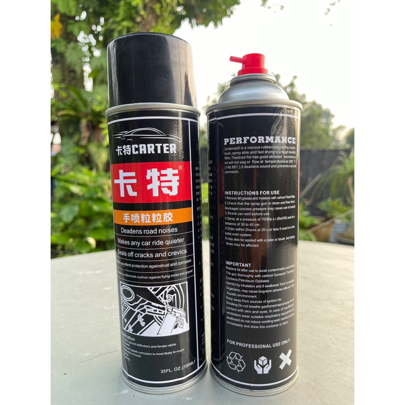 Carter Undercoating Spray Deargon / Veslee Anti Rust Spray Rubberized