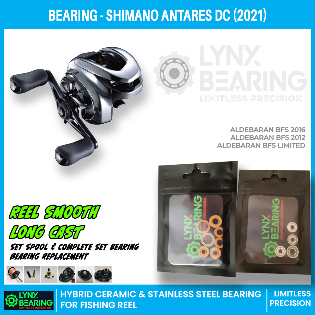Lynx Bearing Shimano 21 Antares DC Fishing reel Stainless Hybrid