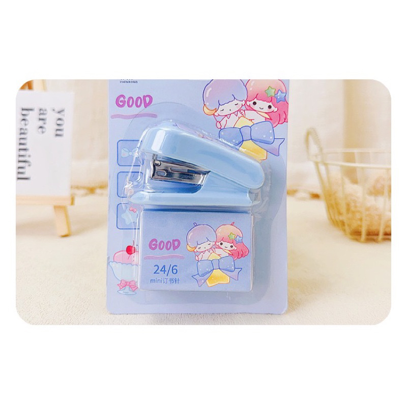 Sanrio melody kuromi kiki lala purin stapler fixing paper binding ...