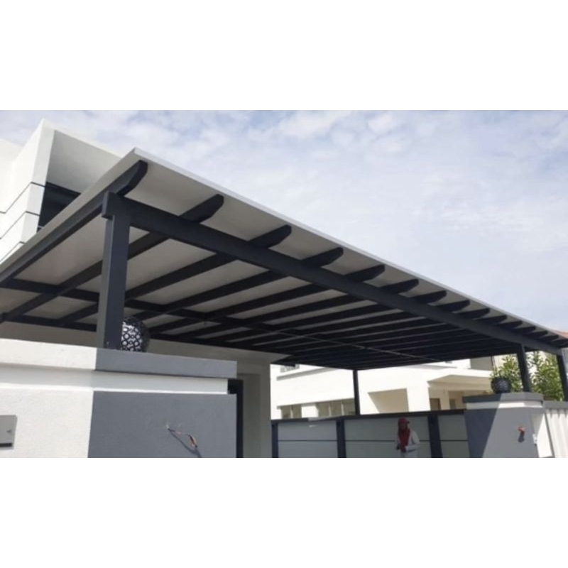 ACP Awning with or without Aluminium Strip Ceiling. | Shopee Malaysia