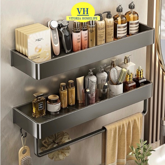 Bathroom Rack Toilet Rack Bathroom Shelf Rack Wall Mounted Shelf Wall