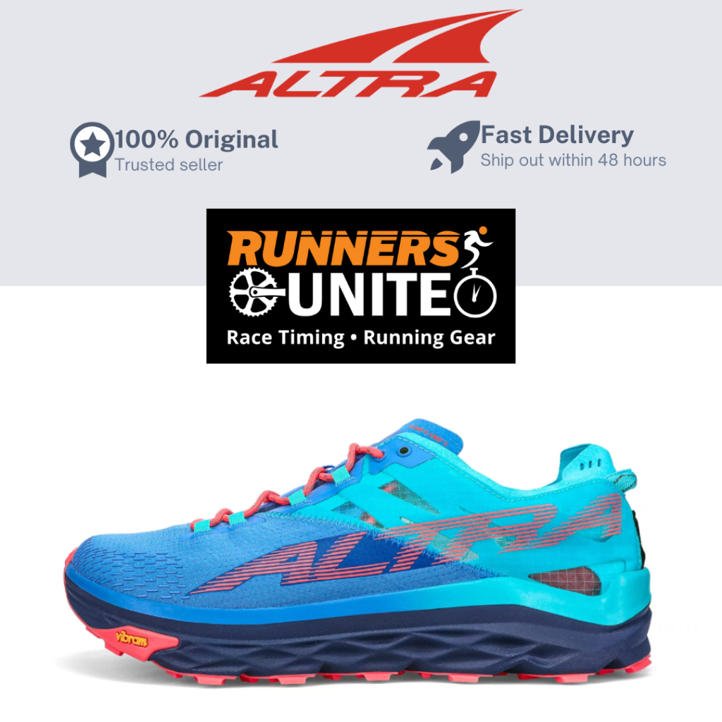 Altra Men's Mont Blanc Trail Running/Hiking Shoes Blue (30mm
