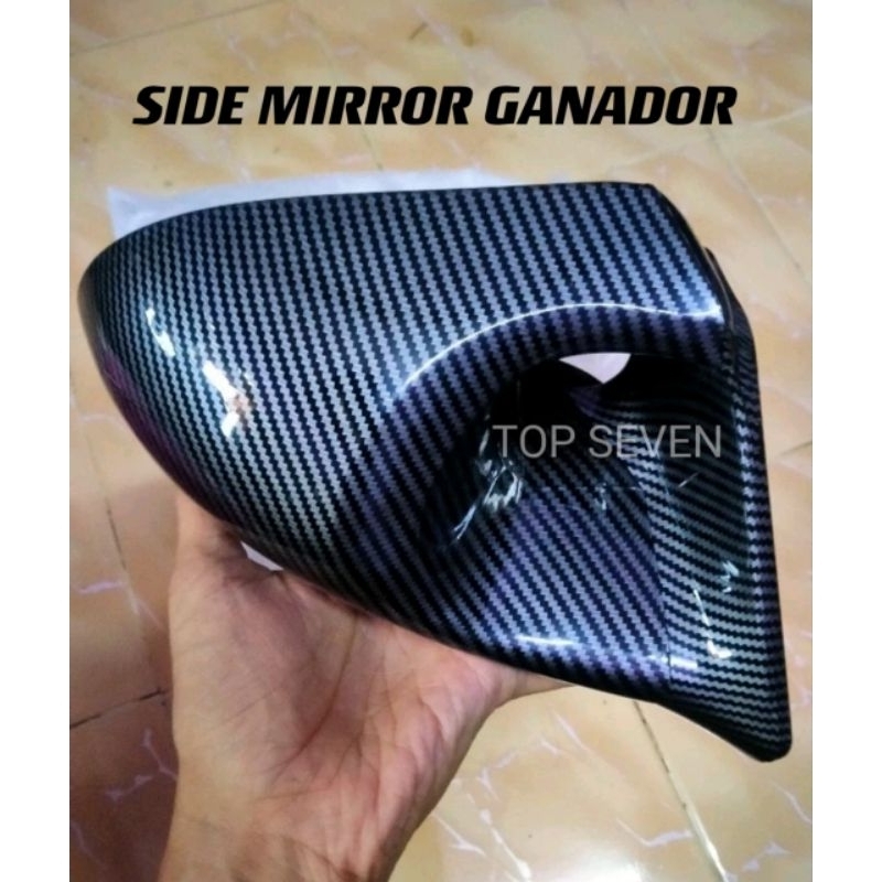 Side Mirror Ganador Wira/Evo3 Carbon Look Carbon Kilat Shopee Malaysia