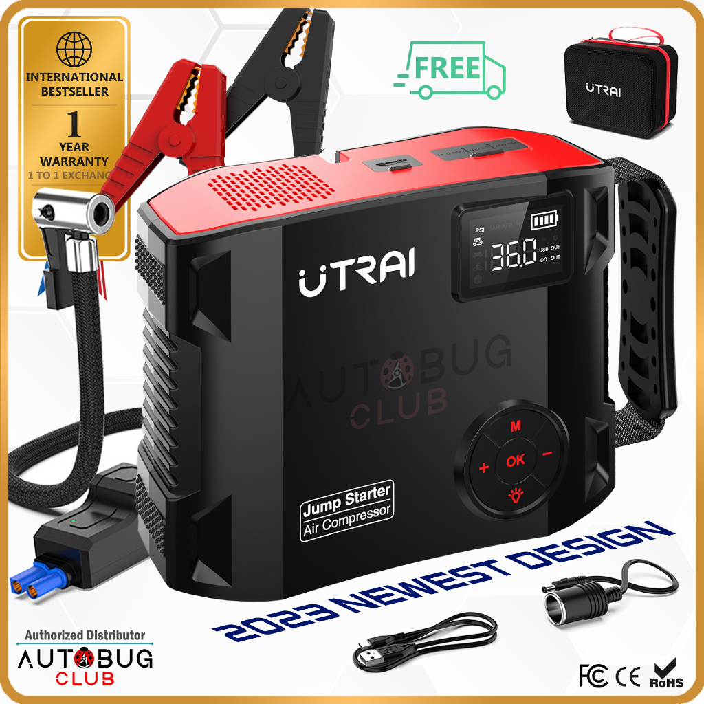 UTRAI Jump Starter 59200mWh Car Powerbank Kereta Jumper Sarter Jump