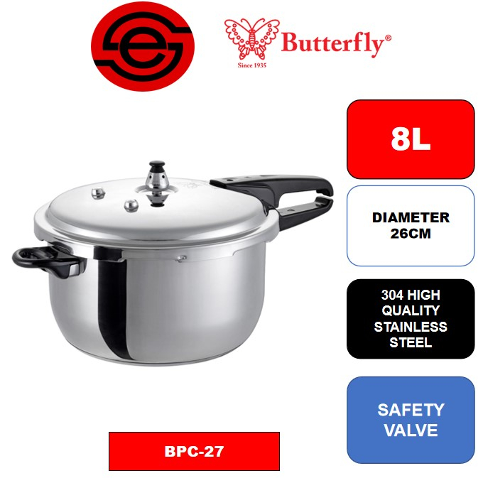 Butterfly Stainless Steel Pressure Pressure Cooker Butterfly Price