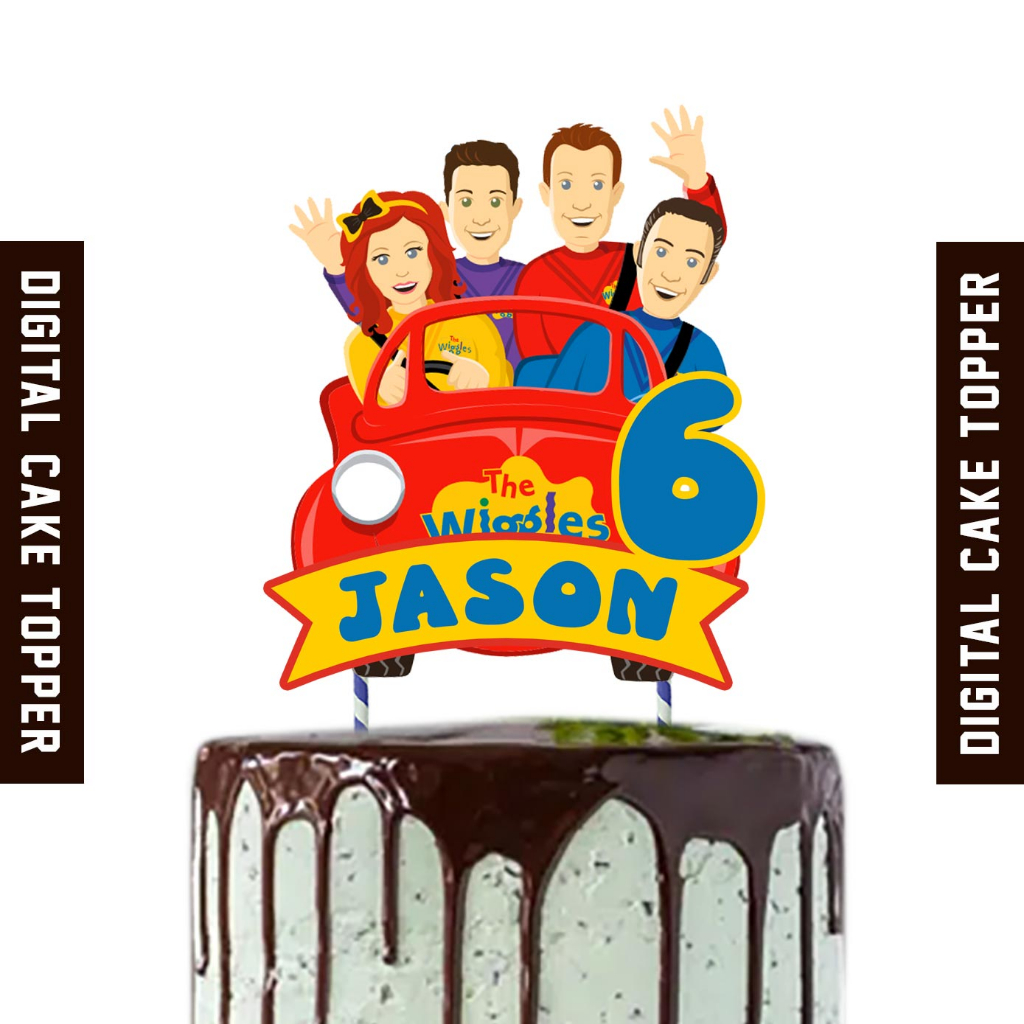 WIGGLES CAKE TOPPER BIRTHDAY | Shopee Malaysia