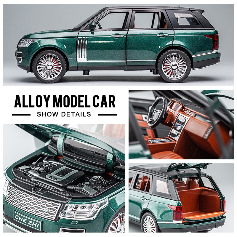 Diecast 1:24 Land Rover RANGE ROVER SUV Car Models Alloy Diecast Toy ...