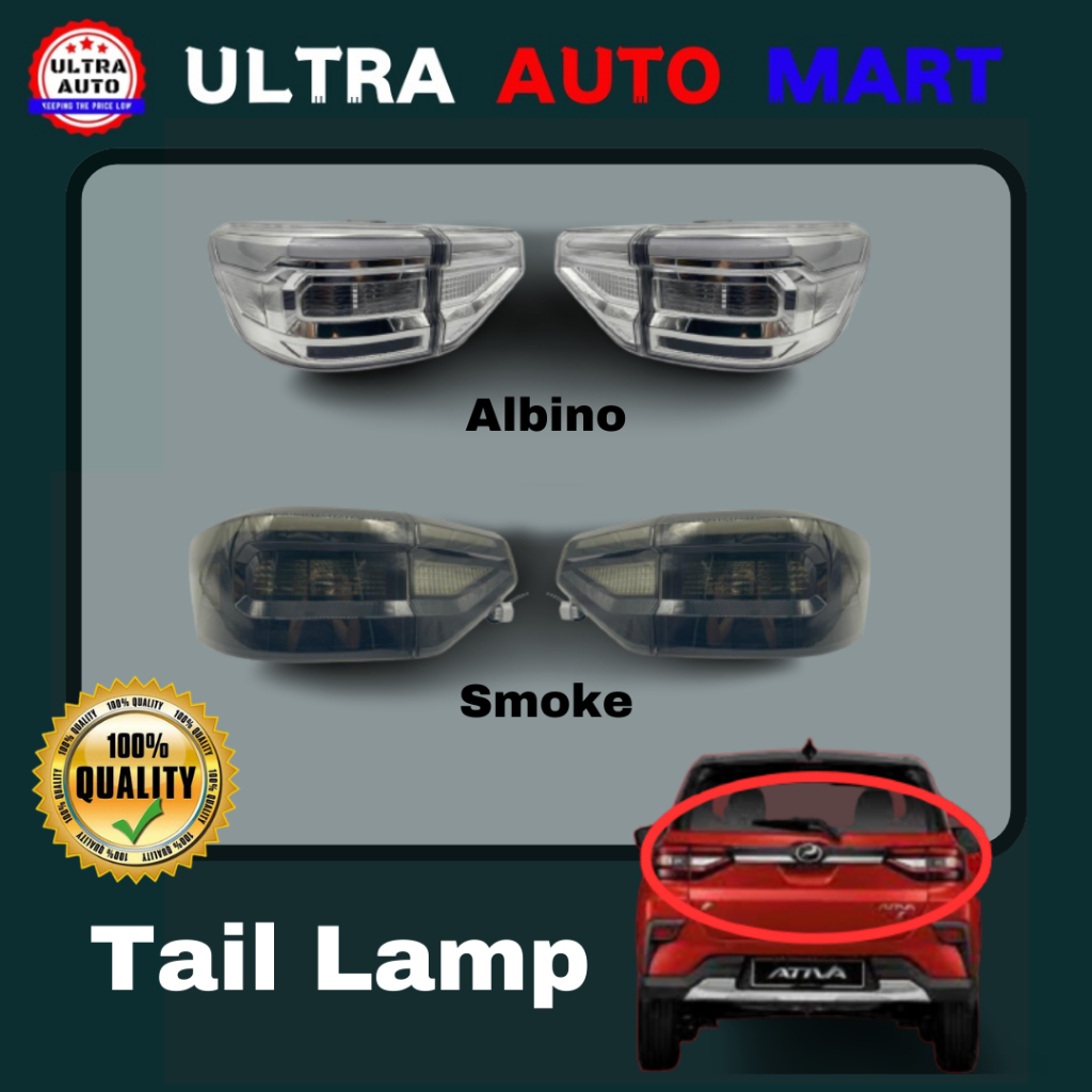 PERODUA ATIVA 2021 2022 2023 RUNNING LIGHT BAR TAIL LAMP SMOKE ALBINO ...