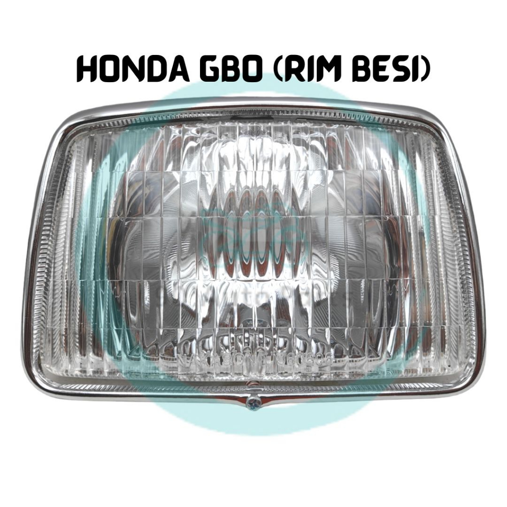 HEAD LAMP MOTOR RIM BESI CHROME HEADLAMP MOTOR HEAD LIGHT MOTOR
