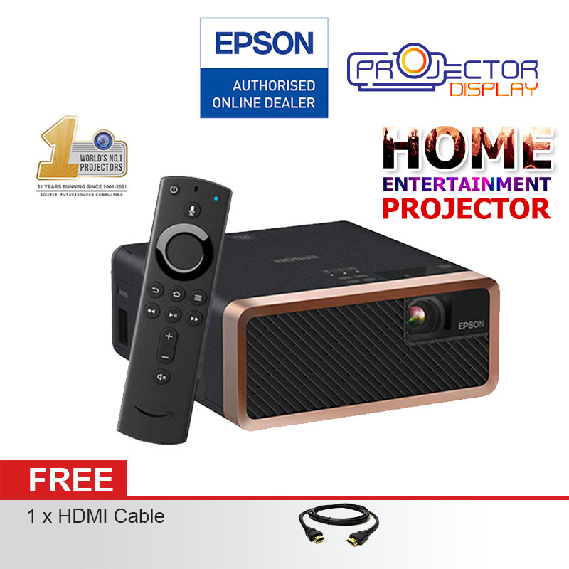 Epson EF100B WXGA 2000 Lumens 3LCD Portable Laser Projector With