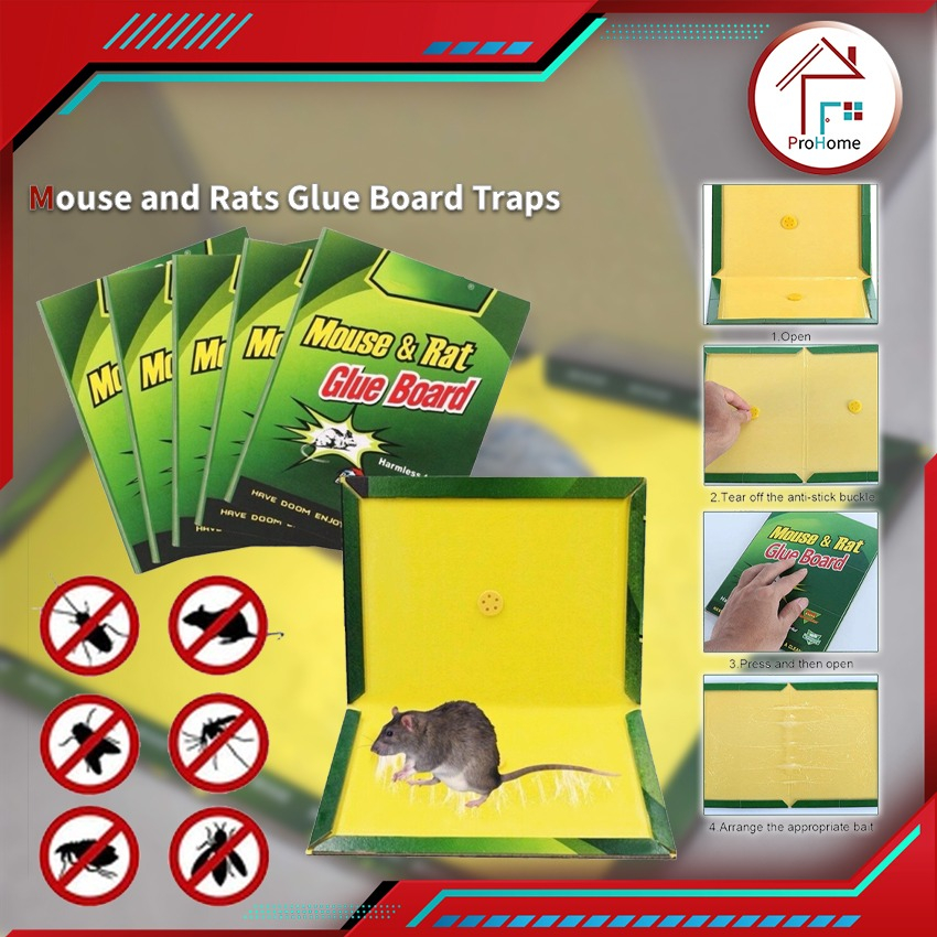 Mouse Trap Gam / Tikus Papan Ekstra Lekat / 老鼠贴 / Super Mouse Glue Trap ...