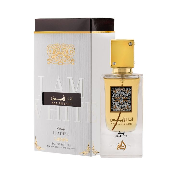 Lattafa Ana Abiedh Leather perfume Fragrance For Men 60ml | Shopee Malaysia